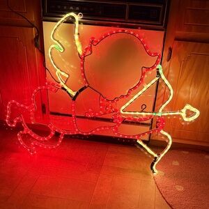 Vintage Rope Light Cupid